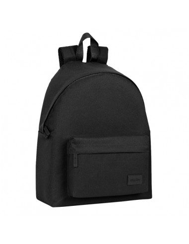 Safta Basic Mochila - Bolsillo Frontal - Hombreras Acolchadas - Doble Tirador en Cremallera - Asa Superior - 18L - Material