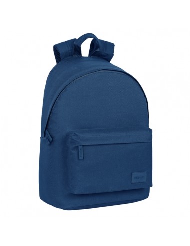 Safta Basic Mochila para Portatil hasta 14.1" - Bolsillo para Tablet - Bolsillo Frontal - Tirador Doble - Hombreras