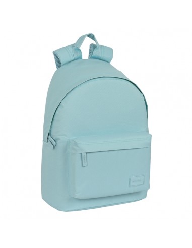 Safta Basic Mochila para Portatil hasta 14.1" - Bolsillo para Tablet - Organizador de Objetos - Doble Tirador - Hombreras