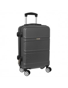 Safta Travel Maleta Trolley de Cabina 20â - Cierre con Candado - Interior Forrado - Cintas con PVC - Ruedas Giratorias -