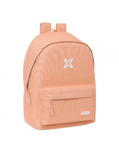 Safta Munich Basicos Peach Mochila para Portatil hasta 15.6" - Bolsillo Frontal - Conector USB - Base Acolchada - Hombreras