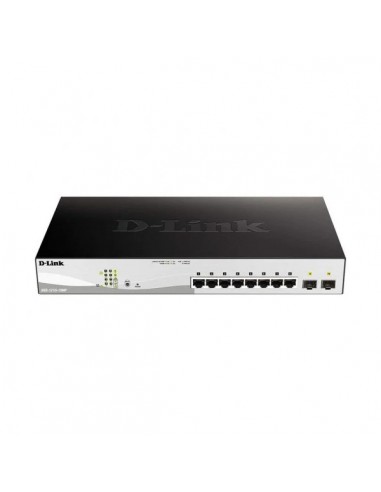 D-Link Switch Semigestionable 8 Puertos Gigabit PoE 65W-2 Puertos Giga Combo