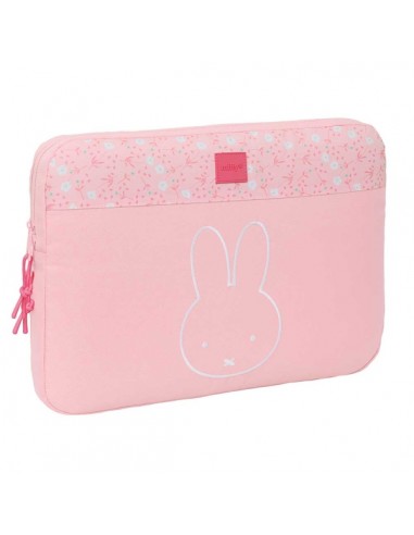Safta Miffy Flores Funda para Portatil hasta 15.6" - Alojamiento Acolchado - 3.8L - 395x35x275mm - Color Rosa