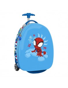 Safta Spidey Rescue Maleta Trolley Infantil 16â - Ruedas para Facil Desplazamiento - Cintas con Cierre de PVC -