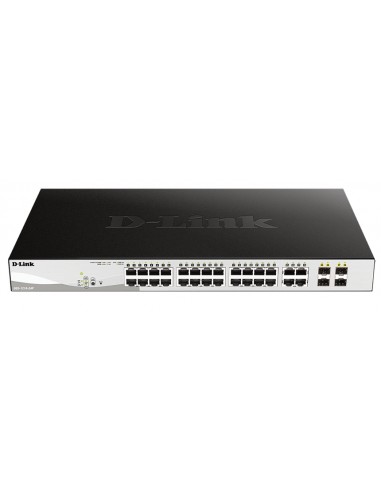 D-Link Switch Smart 24 Puertos Gigabit PoE-4 SFP Combo