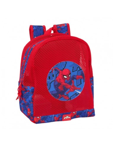 Safta Spider-Man Mochila - Rejilla Anti-Arena - Doble Tirador - Hombreras Acolchadas - Asa Superior - 13.15L - 320x120x380mm