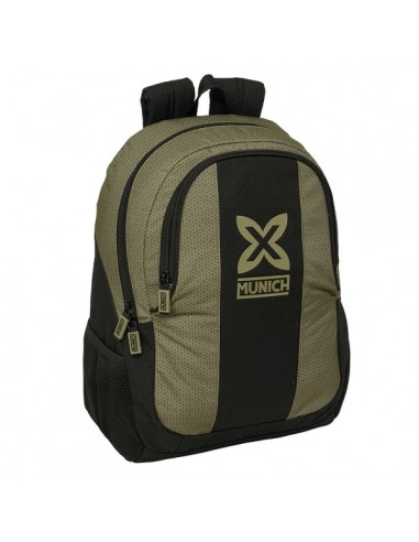 Safta Munich West Mochila Adaptable a Carro - 2 Compartimentos - Bolsillos Laterales - Doble Tirador - Hombreras Acolchadas -