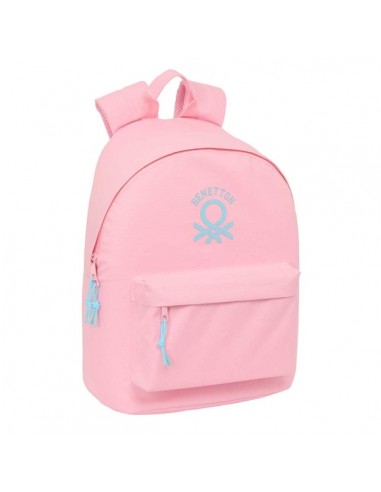 Safta Benetton Basics Mochila para Portatil hasta 14.1" - Bolsillo para Tablet - Bolsillo Trasero - Tirador Doble - Asa