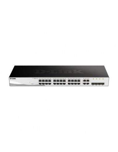 D-Link Switch Semigestionable 24 Puertos Gigabit PoE 193W-4 Puertos Giga Combo