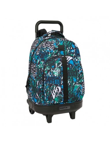 Safta Graffiti Go Mochila con Carro - Extraible - Bolsillo Frontal - Portabotellas - Tirador Doble - Hombreras Acolchadas -
