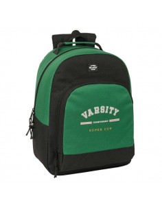 Safta Blackfit8 Varsity Mochila Adaptable a Carro - Tirador Doble - Bolsillo Frontal - Hombreras Ergonomicas - Espalda