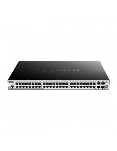D-Link Switch Semigestionable 48 Puertos Gigabit PoE 370W-4 Puertos Giga Combo