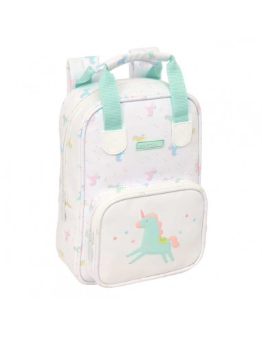 Safta Unicornio Mochila Infantil - Bolsillo Frontal - Tarjeta ID - Hombreras Acolchadas - Asa Forrada - 4.5L - 200x80x280mm -