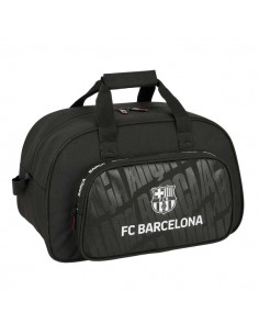 Safta F.C.Barcelona Bolsa de Deporte - Bolsillo Frontal - Bandolera Ajustable - Asa Forrada - Tirador Doble - Tacos