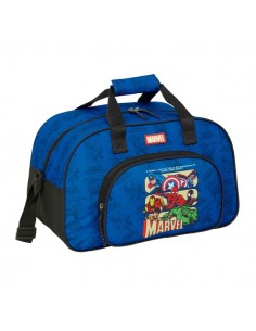 Safta Avengers Bolsa de Deporte - Bolsillo Frontal - Bandolera Ajustable - Asa Forrada - Doble Tirador - Tacos Protectores -