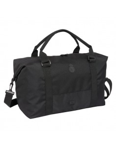 Safta Real Madrid Premium Bolsa de Deporte - Bandolera Ajustable - Cierre de Iman - Interior Forrado - Cremalleras