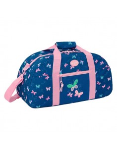 Safta Blackfit8 Mariposas Bolsa de Deporte - Bolsillo Frontal - Bandolera Ajustable - Tirador Doble - Tacos Protectores en