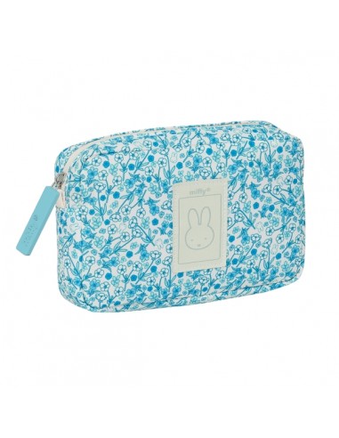 Safta Miffy Mum Garden Neceser de 1.43L - Compartimento con Cremallera - Repele el Agua - 200x55x130mm - Color Azul Claro