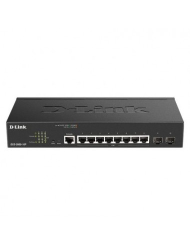 D-Link Switch 8 Puertos Gigabit-2 SFP