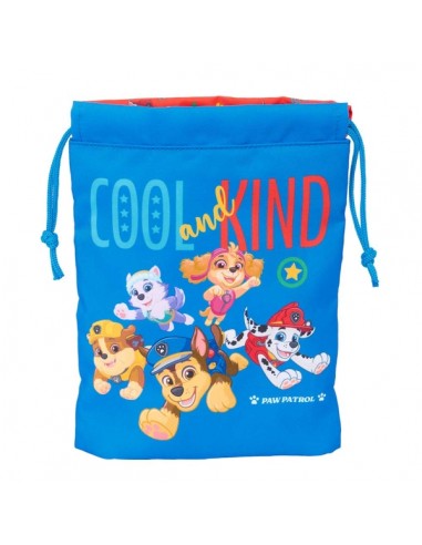 Safta Paw Patrol Cool Saco Plano - Cierre con Cordon - 1L - Facil de Abrir y Cerrar - Ligero y Portatil - 200x250mm - Color