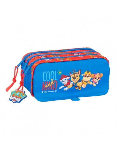 Safta Paw Patrol Cool Portatodo - 3 Compartimentos con Cremalleras - Bolsillo Frontal - Cinta Adaptable - 1.72L -
