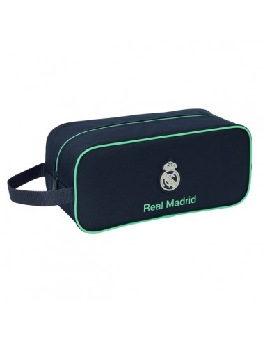 Safta Real Madrid 2Â-Equipacion 25 26 Zapatillero - Asa Lateral - 7L - Material Resistente - 340x140x150mm - Color Azul
