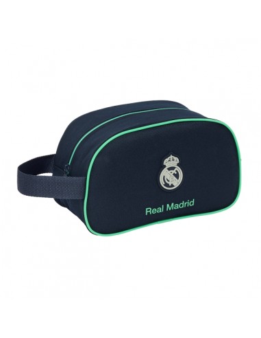 Safta Real Madrid 2Â-Equipacion 25 26 Neceser de 5L - Cremallera - Asa Lateral - Adapatable a Carro - 260x120x150mm -