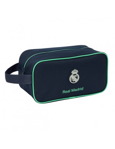 Safta Real Madrid 2Â-Equipacion 25 26 Zapatillero - Asa Lateral - 6L - Material Resistente - 290x140x150mm - Color Azul