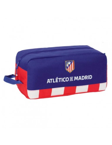 Safta Atletico de Madrid Zapatillero - Asa Lateral - 9L - Facil Transporte - Mantiene Calzado Protegido - 340x180x150mm -