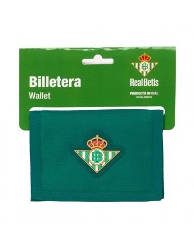 Safta Real Betis Balompie Billetera - Cabecera para Colgar - Cierre con Velcro - Resistente al Agua - Compartimentos Internos