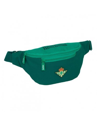 Safta Real Betis Balompie Bolsa de Cintura - Cremallera - Resistente al Agua - Cintas Ajustables - 2.485L - 230x90x120mm -
