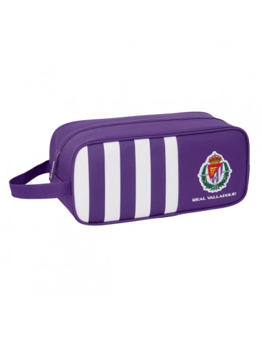 Safta Real Valladolid Zapatillero - Asa Lateral - 7L - Resistente y Duradero - 340x140x150mm - Color Morado