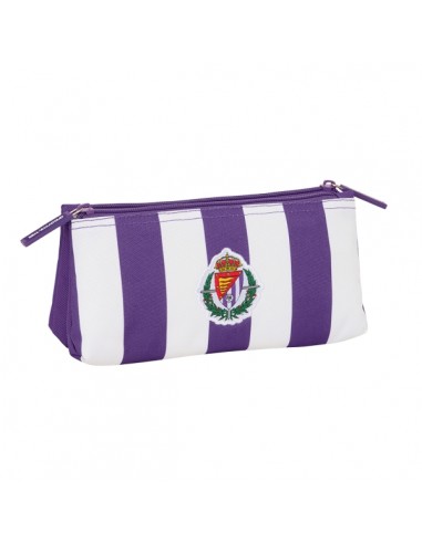 Safta Real Valladolid Neceser Compacto de 2L - 2 Compartimentos con Cremallera - 220x80x100mm - Color Morado