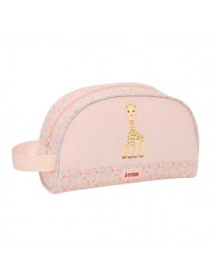 Safta Sophie la Girafe Joy Neceser de 3.75L - Cremallera - Asa Lateral - Adapatable a Carro - Repelente al Agua - Bolsillo