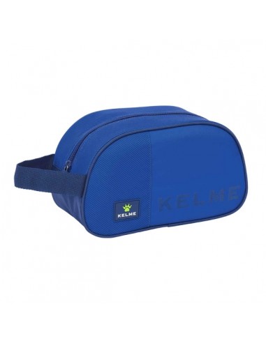 Safta Kelme Blue Neceser de 5L - Cremallera - Asa Lateral - Adapatable a Carro - 260x120x150mm - Color Azul