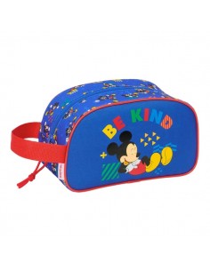 Safta Mickey Mouse Today Neceser de 5L - Cremallera - Asa Lateral - Adapatable a Carro - 260x120x150mm - Color Azul