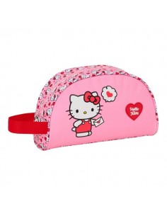 Safta Hello Kitty Neceser de 3.75L - Cremallera - Asa Lateral - Adapatable a Carro - Bolsillo Interior - 260x90x160mm - Color