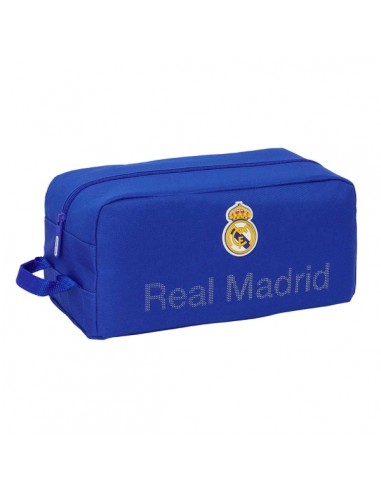 Safta Real Madrid Zapatillero - Asa Lateral - Compacto y Ligero - 9L - 340x180x150mm - Color Azul