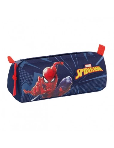 Safta Spider-Man Portatodo - Cremallera - 1.20L - 210x70x80mm - Color Azul Marino