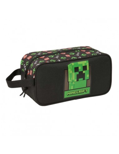 Safta Minecraft Zapatillero - Asa Lateral - 6L - Resistente - Facil Transporte - Resistente y Funcional - 290x140x150mm -
