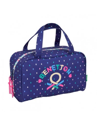 Safta Benetton Drop Neceser de 8L - Cremallera - Asas de Mano Superiores - Interior Forrado - Bolsillo Interior - Tirador