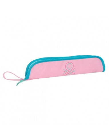 Safta Benetton Dolce Portaflautas - Interior Acolchado - Alojamiento para Varilla - Asa Lateral - Borde Reforzado - 0.6L -