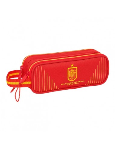 Safta Seleccion EspaÃ±ola de Futbol Portatodo - 2 Compartimentos con Cremalleras - Asa Lateral - 1L - 210x60x80mm - Color