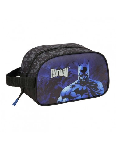 Safta Batman Neceser de 5L - Cremallera - Asa Lateral - Adapatable a Carro - 260x120x150mm - Color Negro