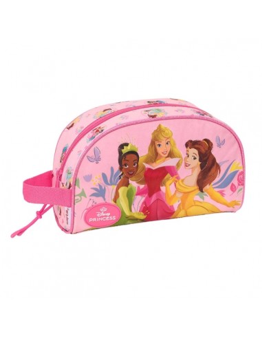 Safta Princesas Disney Neceser de 3.75L - Cremallera - Asa Lateral - Adapatable a Carro - Bolsillo Interior - 260x90x160mm -
