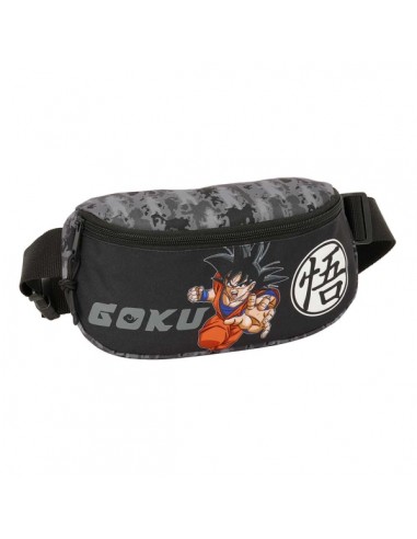 Safta Dragon Ball Bolsa de Cintura - Cintas Ajustables - 2.90L - 230x90x140mm - Color Negro