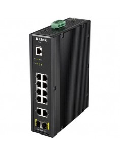 D-Link Switch Industrial 10 Puertos Gigabit-2 SFP