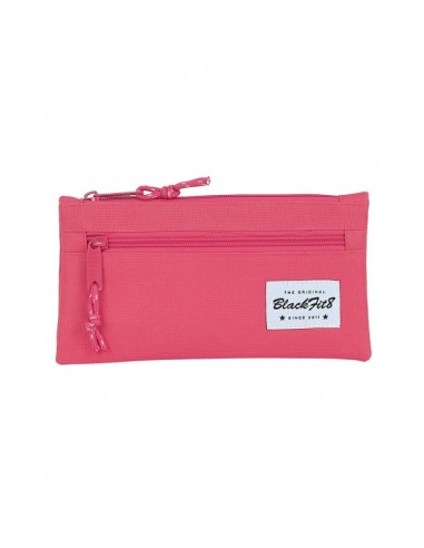 Safta Blackfit8 Fresa Portatodo - Bolsillo con Cremallera - 0.25L - 220x10x110mm - Color Rosa