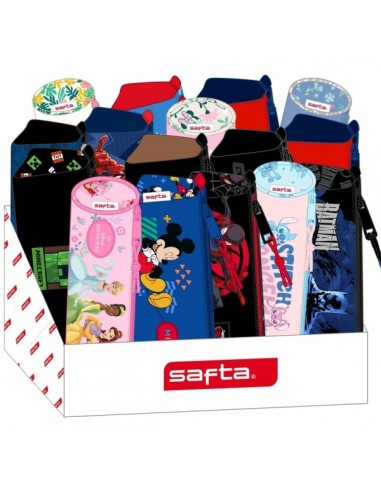 Safta Expositor con Portatodos - Carton Reciclado - Ecologico - 17L - Presentacion Ordenada y Atractiva - 315x230x235mm -