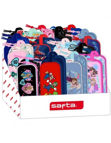 Safta Expositor con Portatodos - Carton Reciclado - Ecologico - 17L - 315x230x235mm - Colores Surtidos